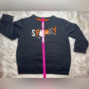 ✅Bundle & save on shipping! 
Cat & Jack Black and Orange Spooky Sweatshirt